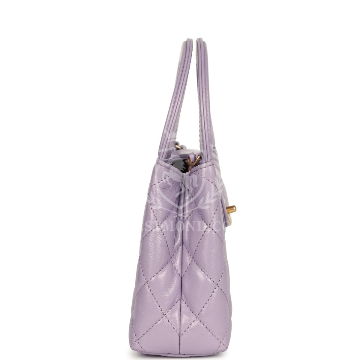 Chanel Small Kelly Shopper Light Purple Shiny Aged Calfskin Brushed Gold Hardware — изображение 3