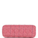 Chanel Small Kelly Shopper Pink Tweed Brushed Gold Hardware