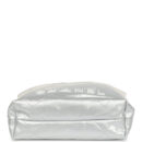 Chanel Mini 22 Bag White and Silver Ombre Metallic Calfskin Silver Hardware