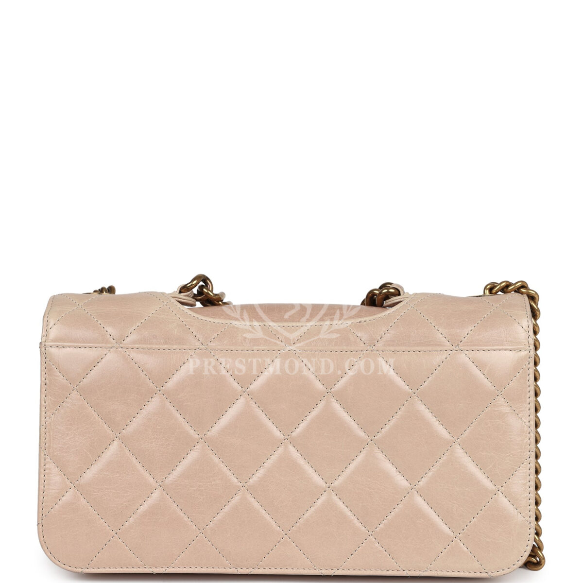 Chanel Perfect Edge Flap Bag Beige Aged Calfskin Antique Gold Hardware — изображение 4