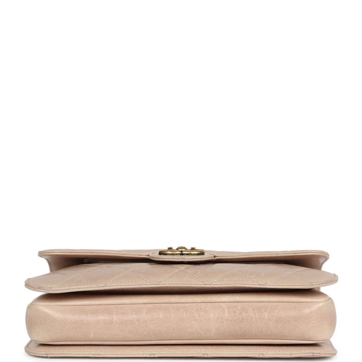 Chanel Perfect Edge Flap Bag Beige Aged Calfskin Antique Gold Hardware — изображение 6