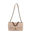 Chanel Perfect Edge Flap Bag Beige Aged Calfskin Antique Gold Hardware