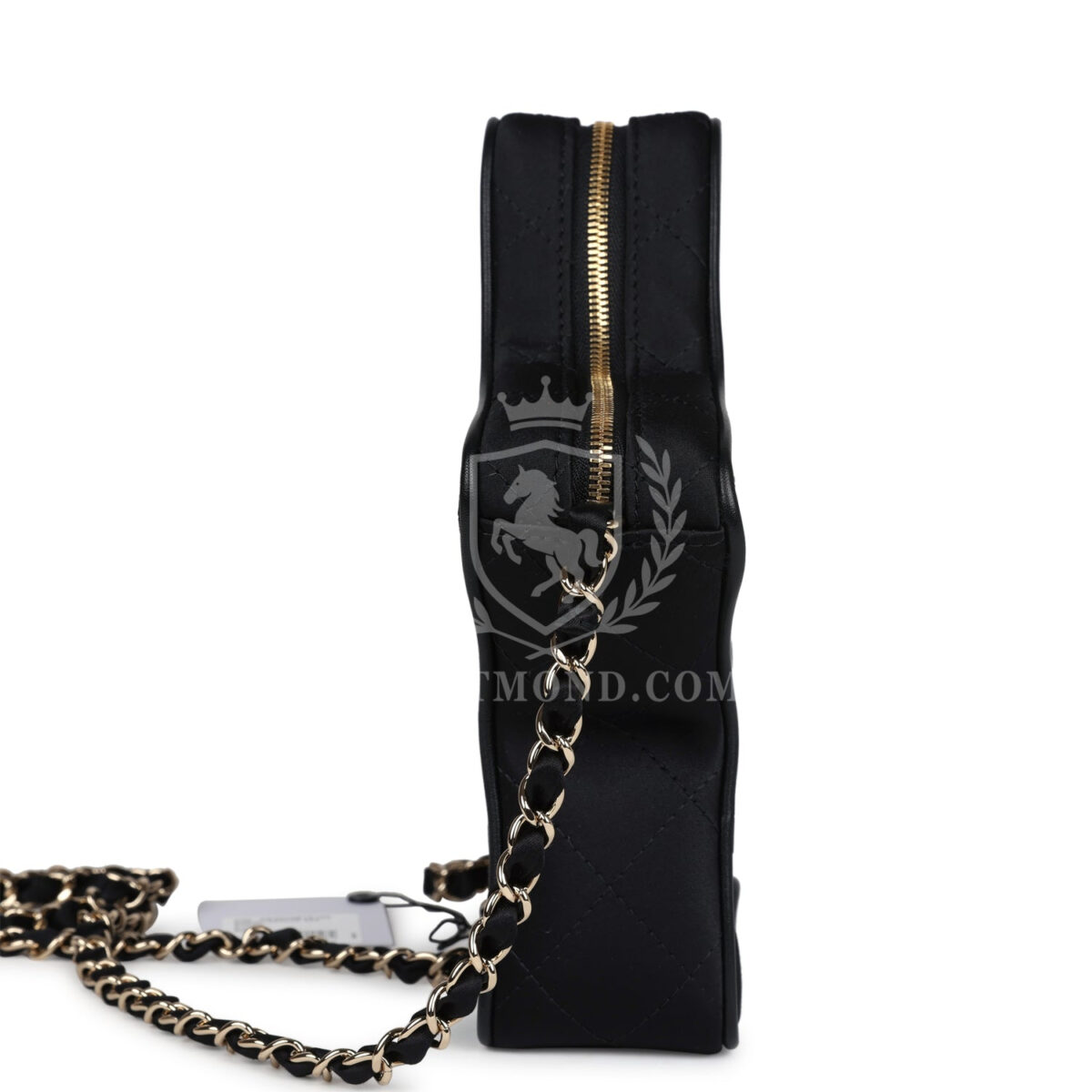 Chanel Star Bag Black Satin Light Gold Hardware — изображение 6