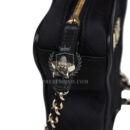 Chanel Star Bag Black Satin Light Gold Hardware