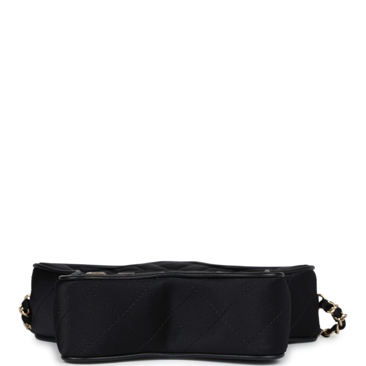 Chanel Star Bag Black Satin Light Gold Hardware — изображение 7