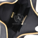 Chanel Star Bag Black Satin Light Gold Hardware