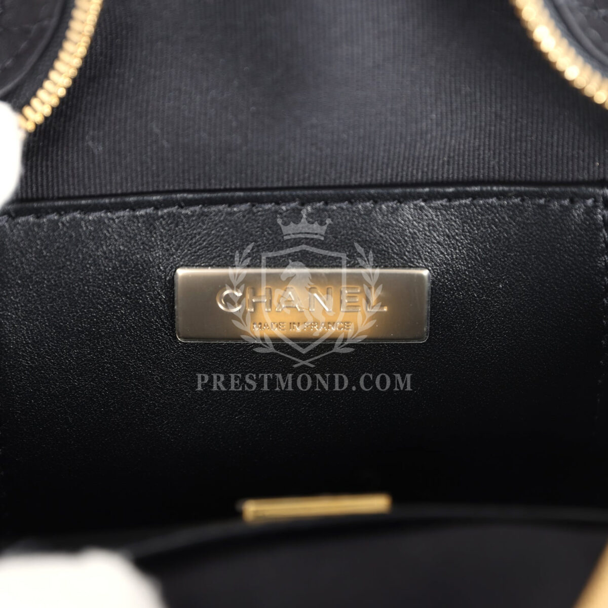 Chanel Star Bag Black Satin Light Gold Hardware — изображение 11