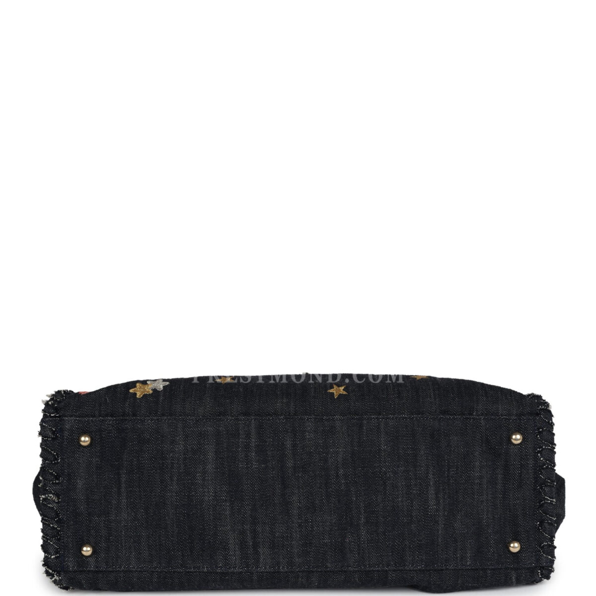 Chanel Night Flight Embroidered Shopping Tote Multicolored Denim Gold Hardware — изображение 7