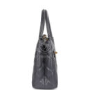 Chanel Small Kelly Shopper Dark Grey Shiny Aged Calfskin Brushed Gold Hardware