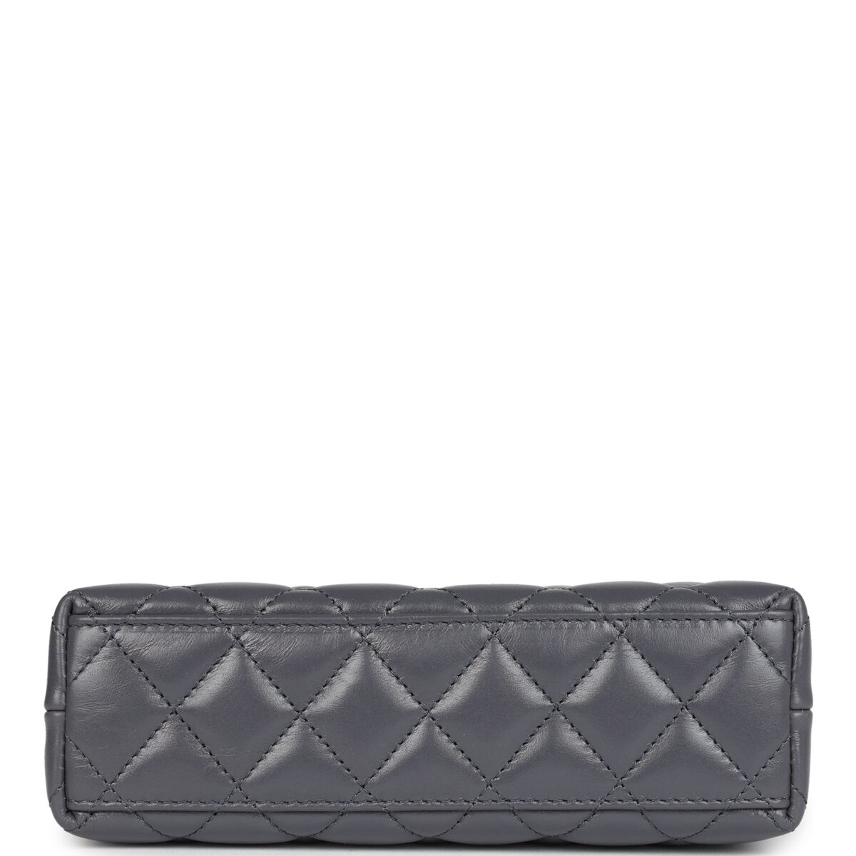Chanel Small Kelly Shopper Dark Grey Shiny Aged Calfskin Brushed Gold Hardware — изображение 6