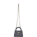 Chanel Small Kelly Shopper Dark Grey Shiny Aged Calfskin Brushed Gold Hardware