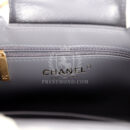 Chanel Small Kelly Shopper Dark Grey Shiny Aged Calfskin Brushed Gold Hardware