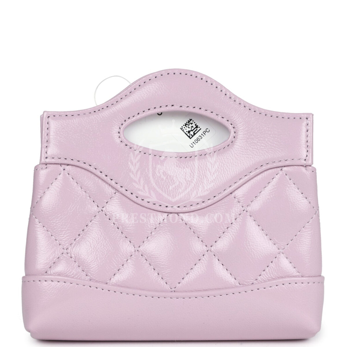 Chanel Micro 31 Shopper Light Purple Shiny Lambskin Light Gold Hardware — изображение 4