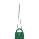Chanel Small Kelly Shopper Dark Green Shiny Aged Calfskin Brushed Gold Hardware