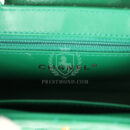 Chanel Small Kelly Shopper Dark Green Shiny Aged Calfskin Brushed Gold Hardware