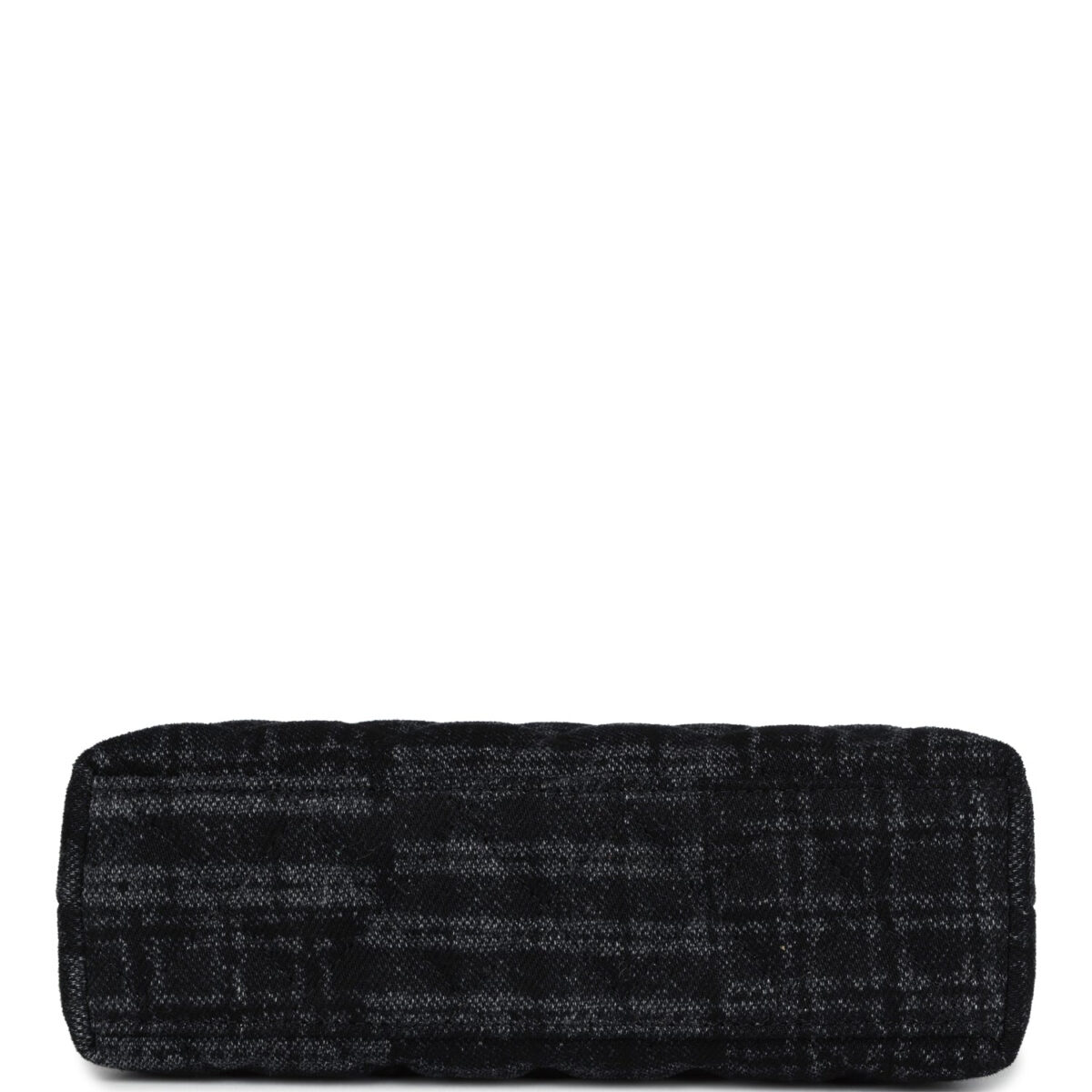 Chanel Small Kelly Shopper Dark Grey and Black Plaid Canvas Ruthenium Hardware — изображение 6