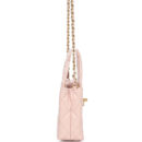 Chanel Nano Kelly Shopper Pink Shiny Aged Calfskin Brushed Gold Hardware