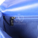 Chanel Small Hula Hoop Bag Dark Blue and Black Lambskin Ruthenium Hardware