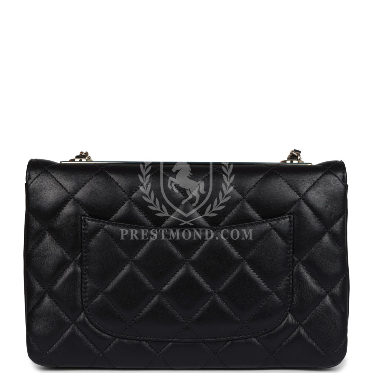 Chanel Medium Trendy CC Flap Bag Black Lambskin Light Gold Hardware — изображение 4