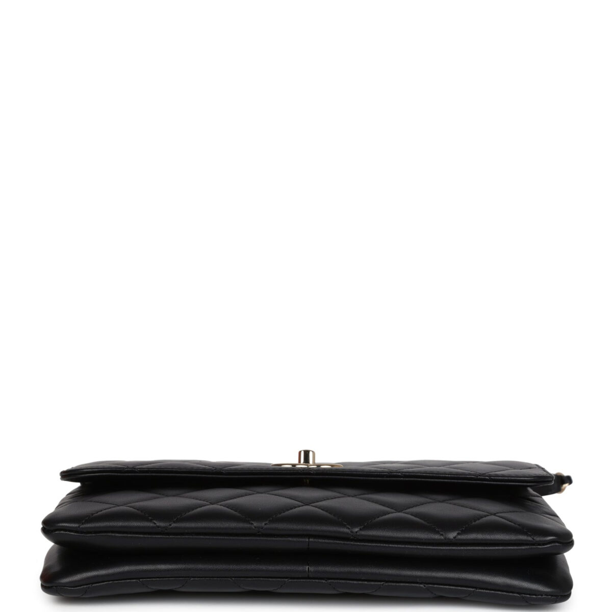 Chanel Medium Trendy CC Flap Bag Black Lambskin Light Gold Hardware — изображение 6