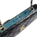Chanel Medium Trendy CC Flap Bag Black Lambskin Light Gold Hardware