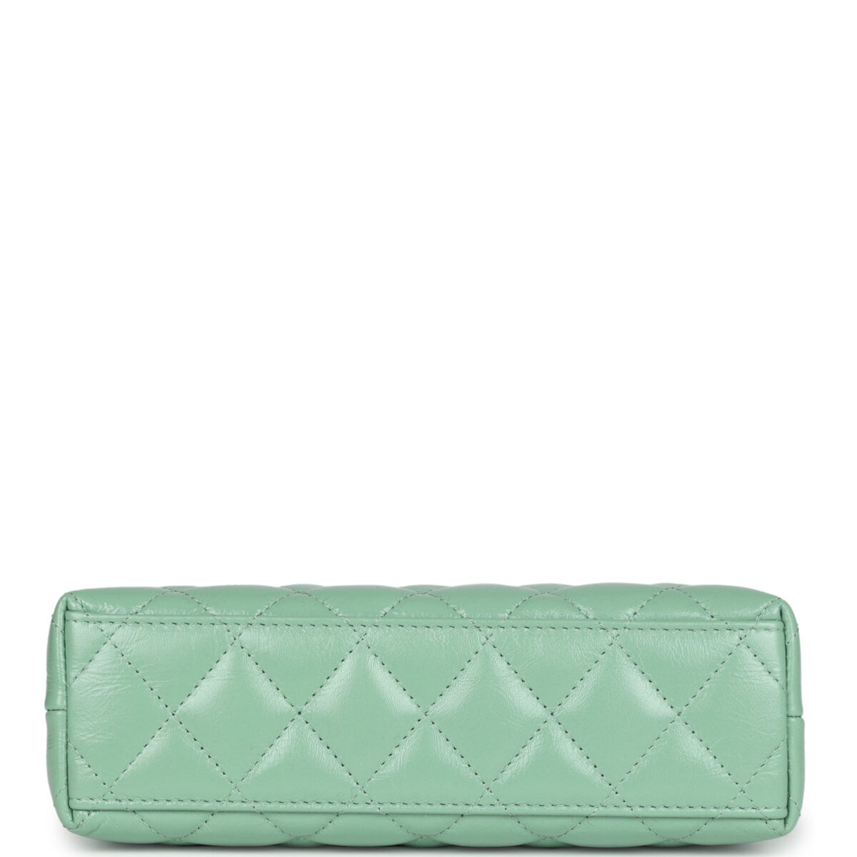 Chanel Small Kelly Shopper Light Green Shiny Aged Calfskin Brushed Gold Hardware — изображение 6