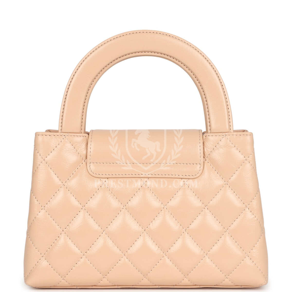 Chanel Small Kelly Shopper Beige Shiny Aged Calfskin Brushed Gold Hardware — изображение 4