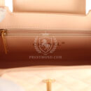Chanel Small Kelly Shopper Beige Shiny Aged Calfskin Brushed Gold Hardware