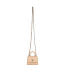 Chanel Nano Coco Top Handle Flap Bag Light Beige Caviar Light Gold Hardware