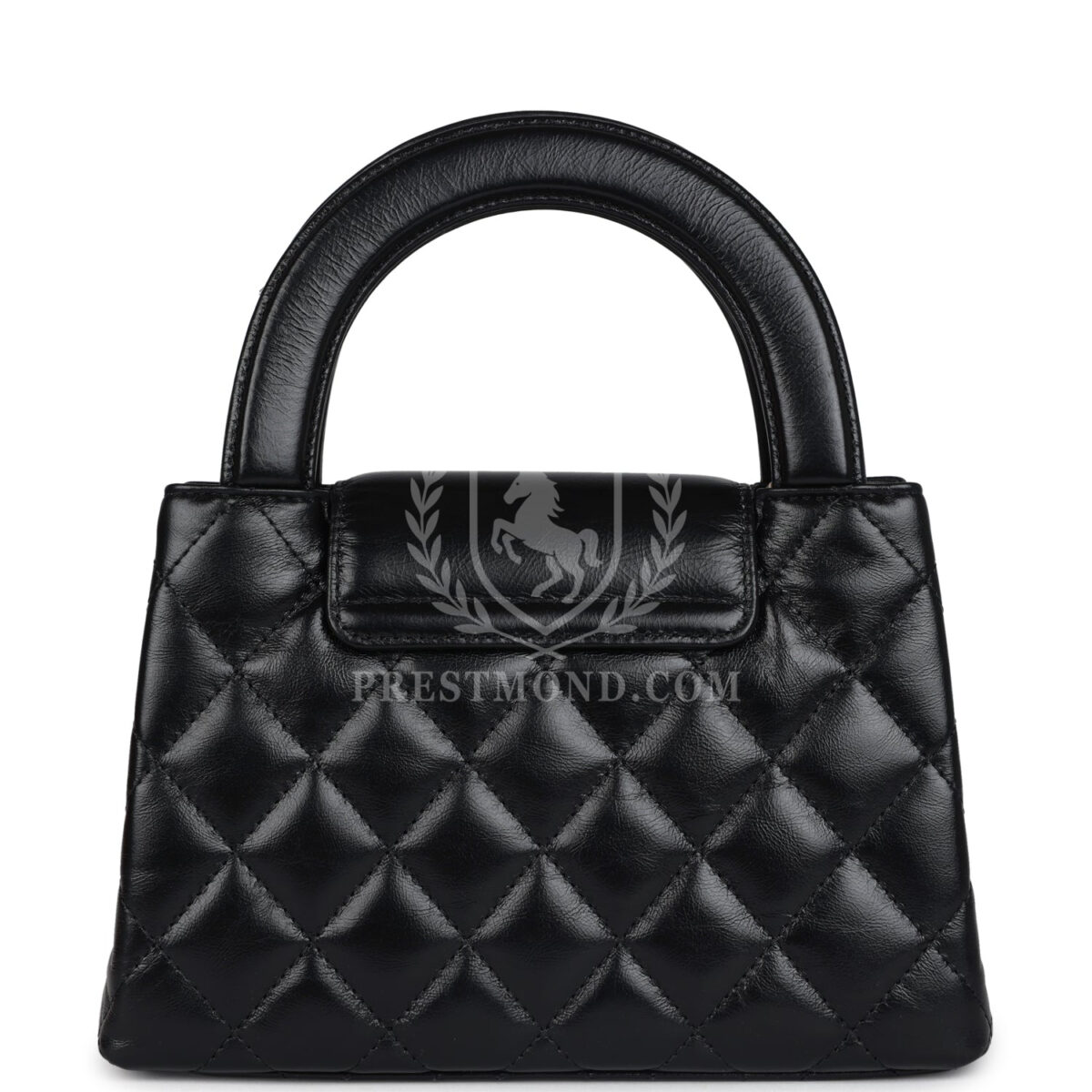 Chanel Small Kelly Shopper Black Shiny Aged Calfskin Brushed Gold Hardware — изображение 6