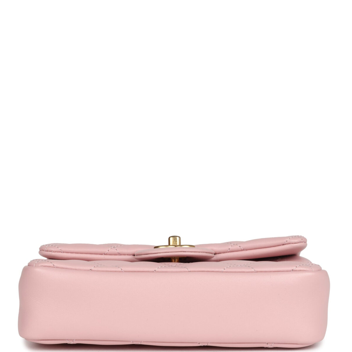 Chanel Mini Rectangular Flap Bag with Heart Chain Pink Lambskin Antique Gold Hardware — изображение 6