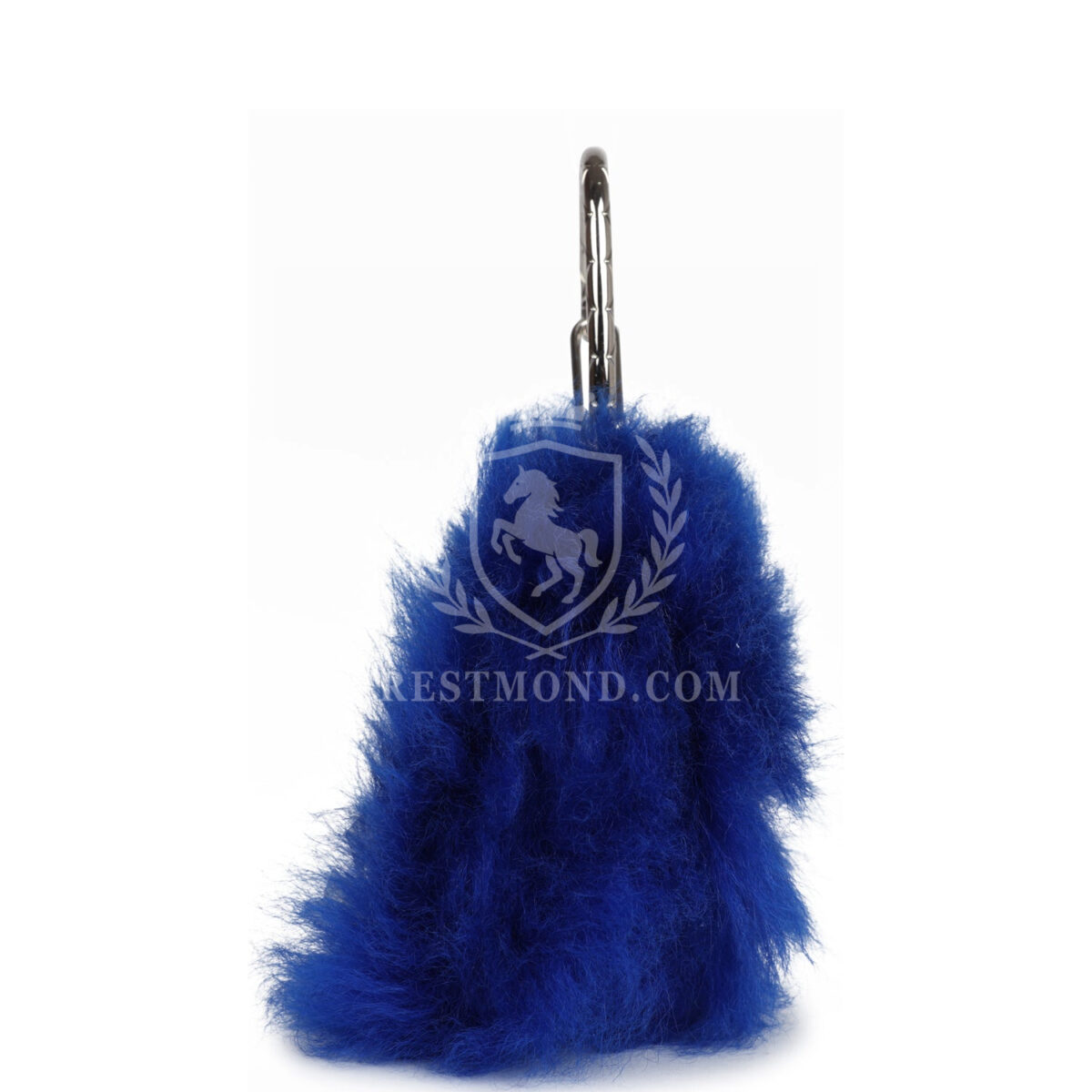 Chanel Mini Clutch Bag Dark Blue Shearling Silver Hardware — изображение 4