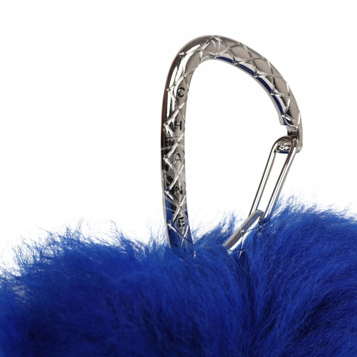 Chanel Mini Clutch Bag Dark Blue Shearling Silver Hardware — изображение 6
