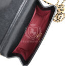 Chanel Mini Flap Bag Black Shiny Caviar Brushed Gold Hardware