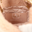 Chanel Mini 22 Bag Light Pink Shearling Gold Hardware