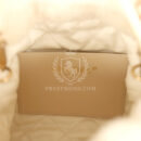 Chanel Mini 22 Bag Ecru Shearling Gold Hardware