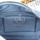 Chanel Large Cargo Hobo Bag Light Blue Washed Denim Brushed Gold Hardware
