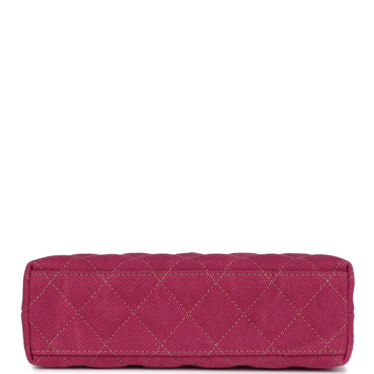 Chanel Small Kelly Shopper Pink Washed Denim Brushed Gold Hardware — изображение 6