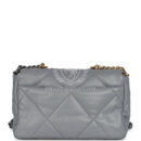 Chanel Medium 19 Flap Bag Grey Lambskin Mixed Metal Hardware