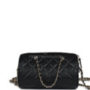 Chanel Mini Timeless Classic Barrel Bag with Chain Black Shiny Caviar Light Gold Hardware