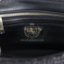 Chanel Mini Summer Nights Flap Bag Black Woven Patent Leather Light Gold Hardware