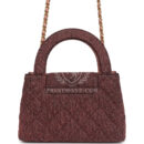 Chanel Small Kelly Shopper Pink Washed Denim Brushed Gold Hardware