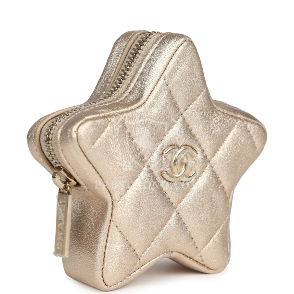 Chanel Walk Of Fame Star Clip-On Coin Purse Metallic Gold Goatskin Light Gold Hardware — изображение 2