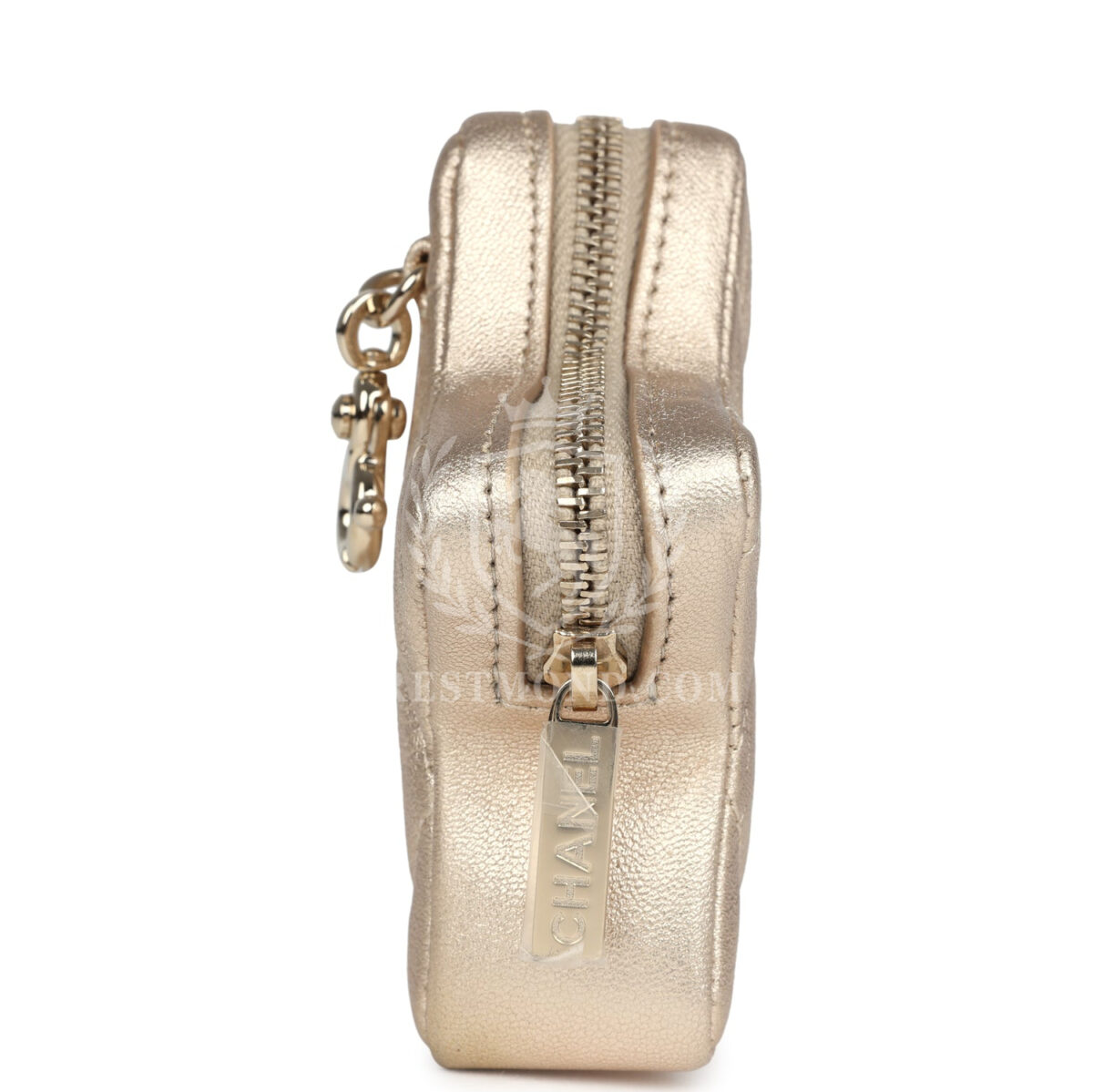 Chanel Walk Of Fame Star Clip-On Coin Purse Metallic Gold Goatskin Light Gold Hardware — изображение 3