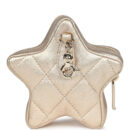 Chanel Walk Of Fame Star Clip-On Coin Purse Metallic Gold Goatskin Light Gold Hardware