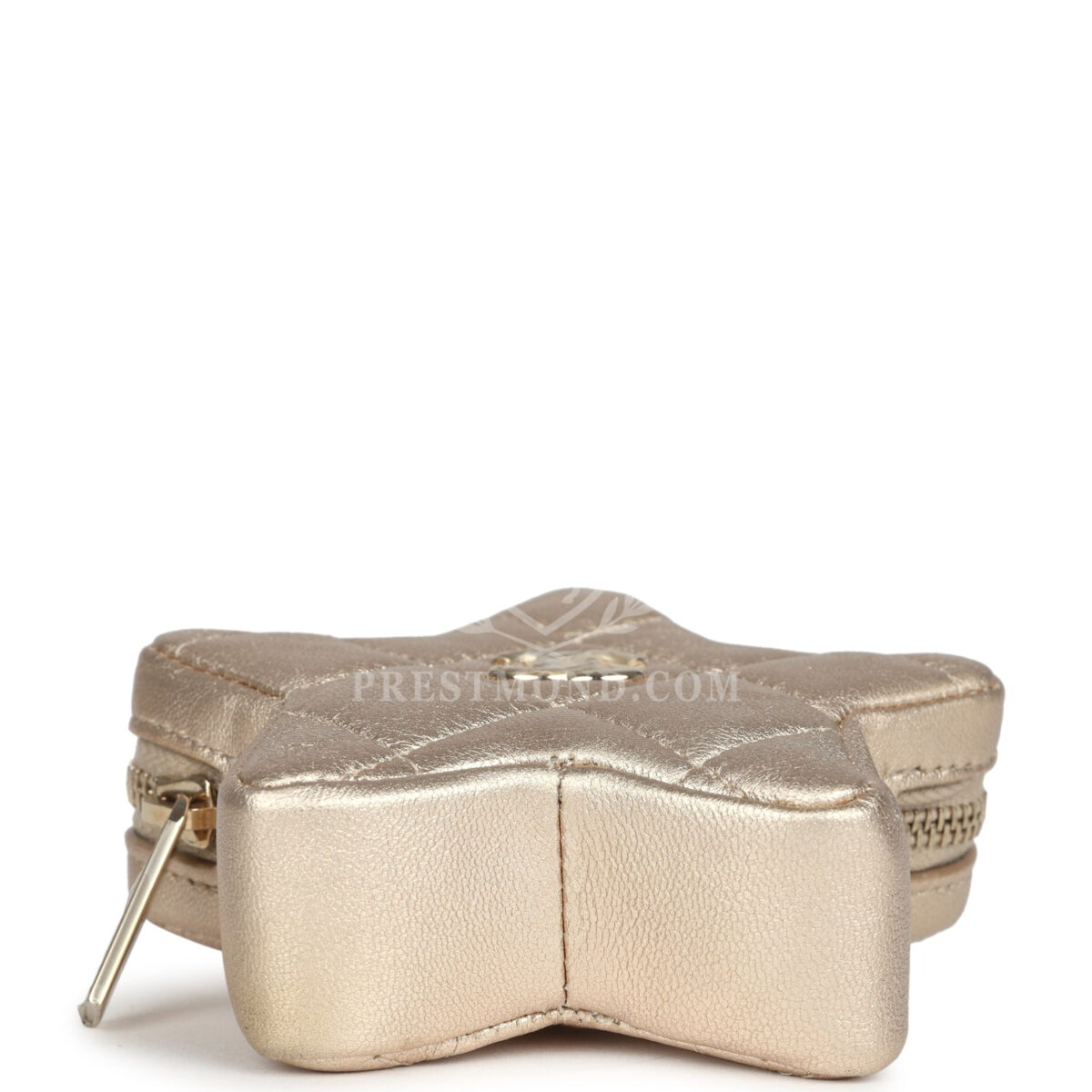 Chanel Walk Of Fame Star Clip-On Coin Purse Metallic Gold Goatskin Light Gold Hardware — изображение 6