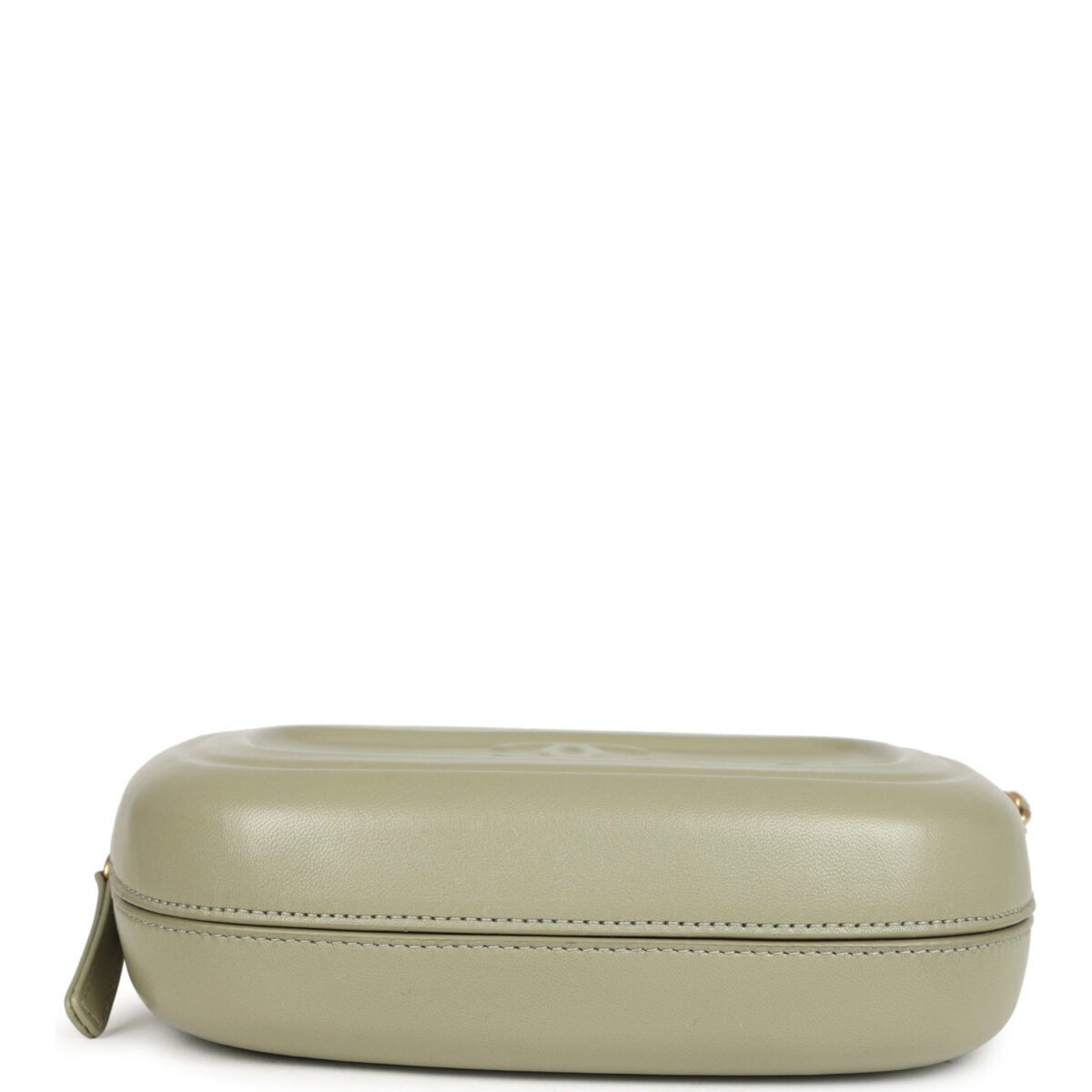 Chanel Mini "Savon De Marseille" Camera Case Bag Khaki Shiny Lambskin Brushed Gold Hardware — изображение 8