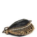 Chanel All About Chain Waist Bag Black Lambskin Antique Gold Hardware