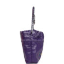 Chanel Mini 22 Bag Dark Purple Lambskin Rainbow Hardware