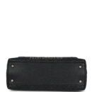 Chanel Medium Coco Top Handle Black Caviar Aged Ruthenium Hardware